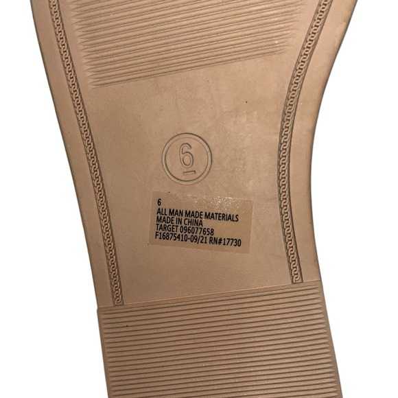 A New Day Dulce Padded Knot Slide Sandals Light Blue Size 6 - Picture 4 of 7